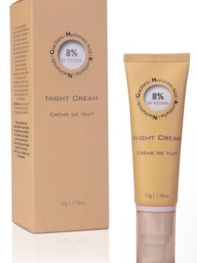 Kedma 8% Night Cream - Hydrating Night Treatment 1.76 oz Tube  *NIB